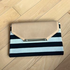 Stella & Dot City Slim - Black/Cream Clean Stripe
